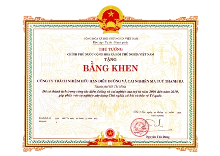 Hoạt động Trung tâm cai nghiện Thanh Đa